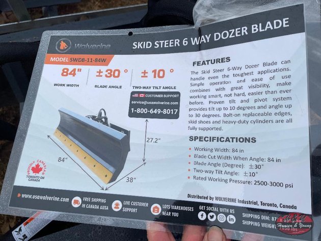 Image for Skidsteer 6-Way Dozer Blade