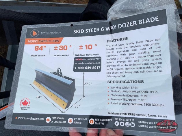 Image for Skidsteer 6-Way Dozer Blade