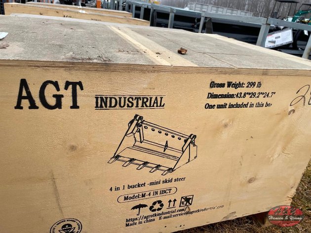 Image for 4-IN-1 Mini Skidsteer Bucket - To Fit Mini Skidsteer Loader