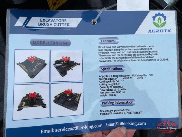 Image for Excavator Brush Cutter - Fit 3-8 Ton Excavator, Fit Caterpillar 308