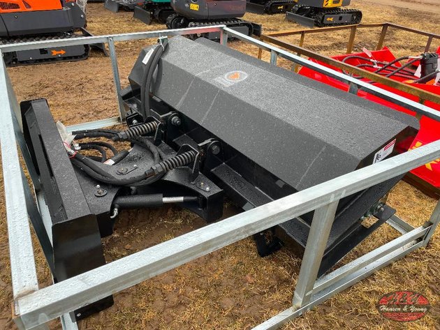 Image for Skidsteer Heavy Duty Hydraulic Angle Broom