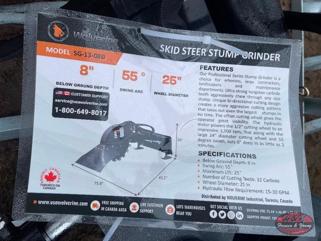 Image for Skidsteer Stump Grinder