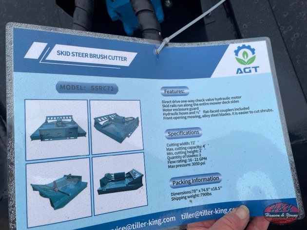 Image for Skidsteer Brush Cutter - 72''