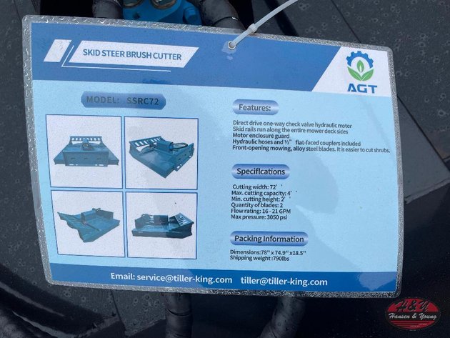 Image for Skidsteer Brush Cutter - 72''