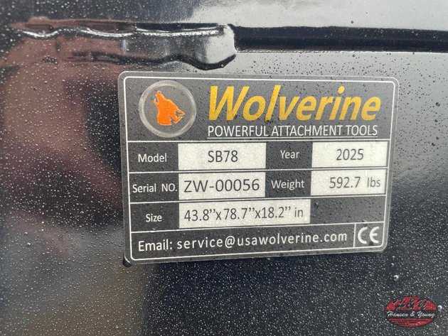 Image for Skidsteer 78'' Rock Bucket