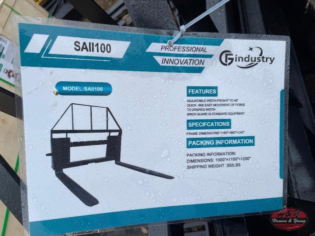 Image for Pallet Forks (Black) - 4,000lbs Rating