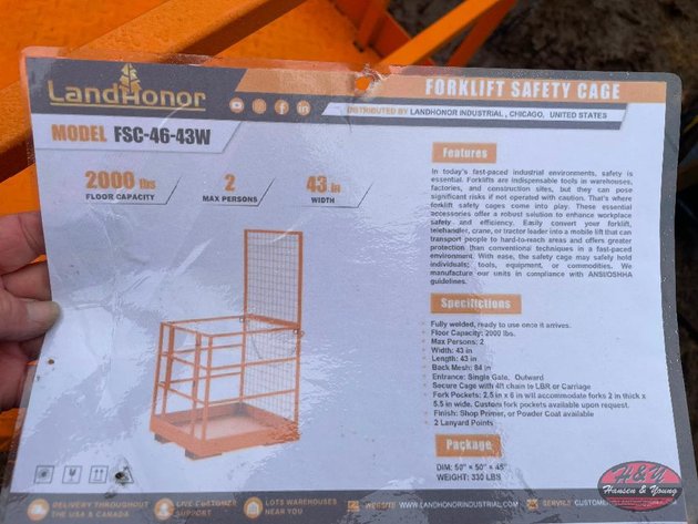 Image for Forklift Safety Cage