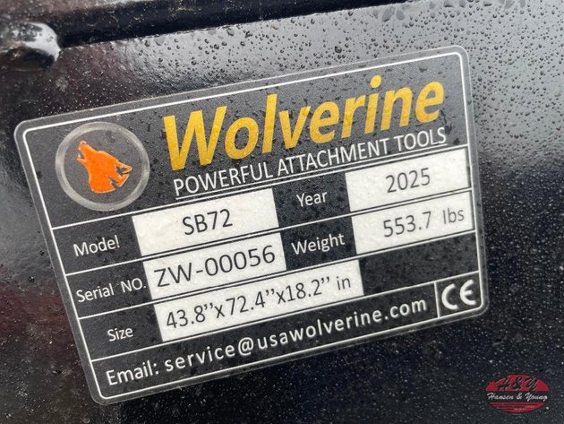 Image for Skidsteer 72'' Rock Bucket