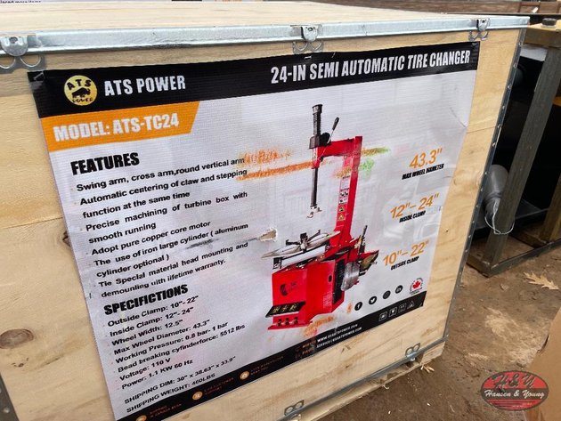 Image for 24'' Semi-Automatic Tire Changer