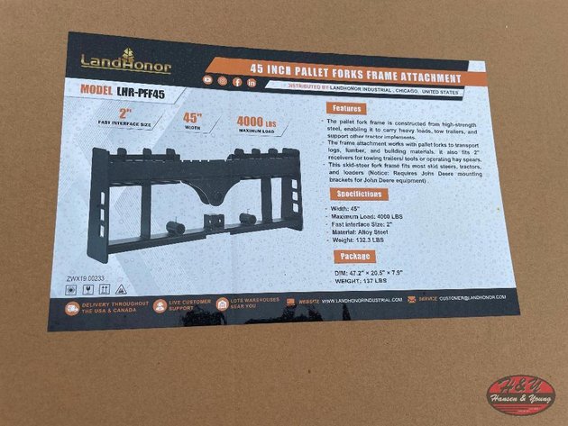 Image for 45'' Pallet Fork Frame Attachment
