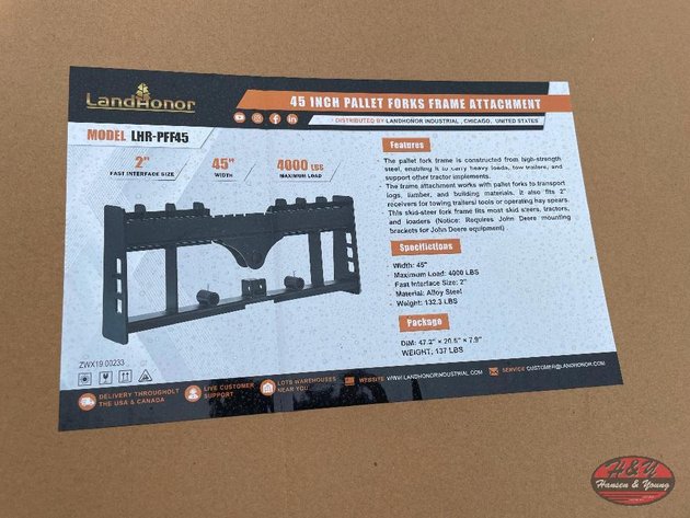 Image for 45'' Pallet Fork Frame Attachment