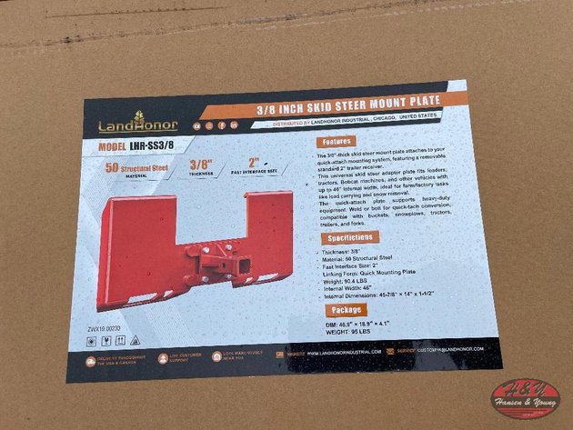 Image for 3/8'' Skidsteer Mount Plate