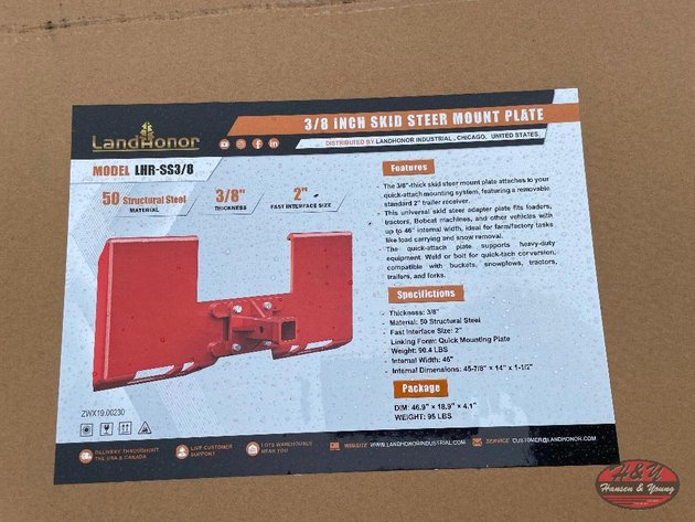 Image for 3/8'' Skidsteer Mount Plate