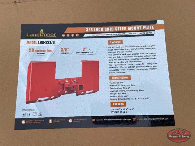 Image for 3/8'' Skidsteer Mount Plate