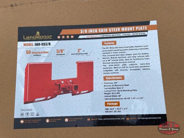 Image for 3/8'' Skidsteer Mount Plate