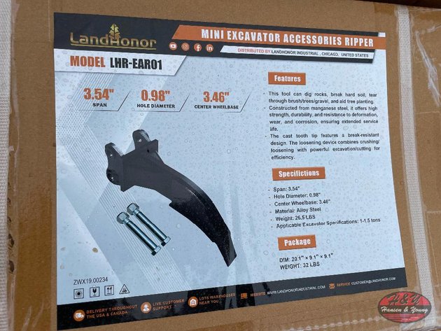 Image for Mini Excavator Ripper