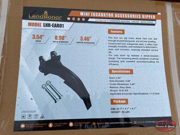 Image for Mini Excavator Ripper