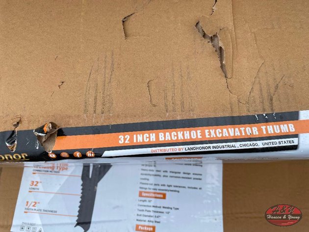 Image for 32'' Backhoe Excavator Thumb