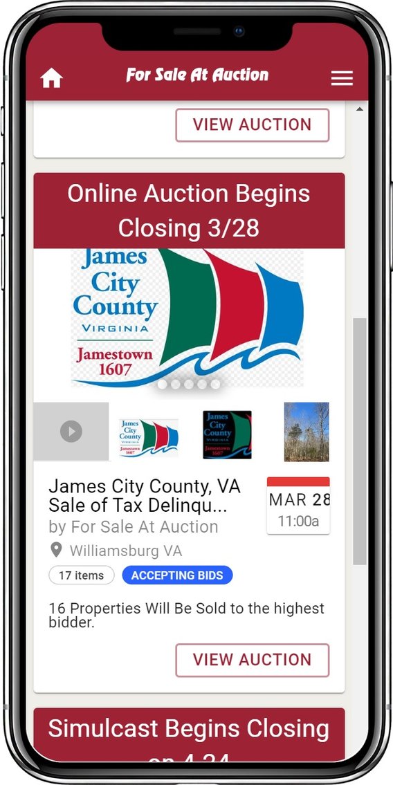 Image for James City County, VA Sale of Tax Delinquent Real Estate