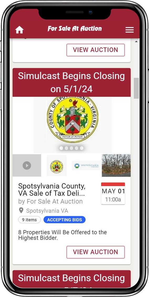 Image for Spotsylvania County, VA Sale of Tax Delinquent Real Estate