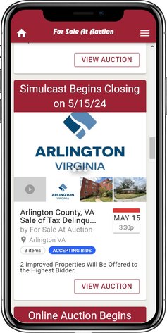 Image for Arlington County, VA Sale of Tax Delinquent Real Estate