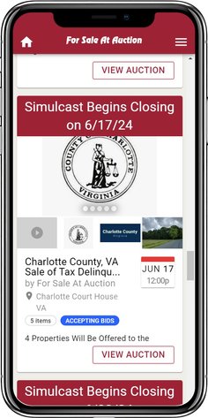 Image for Charlotte County, VA Sale of Tax Delinquent Real Estate