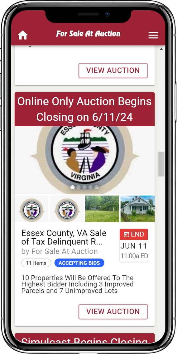 Image for Essex County, VA Sale of Tax Delinquent Real Estate