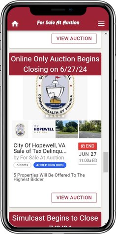 Image for City Of Hopewell, VA Sale of Tax Delinquent Real Estate