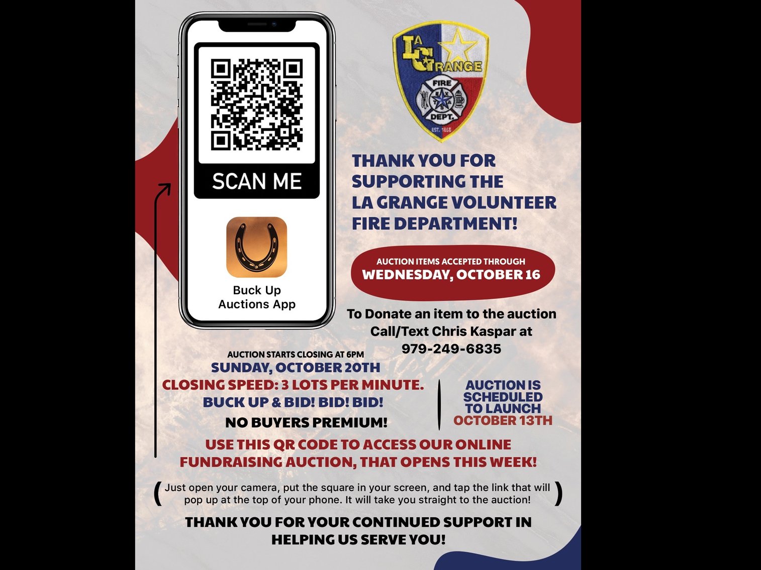 Image for La Grange Volunteer Fire Department Online Auction