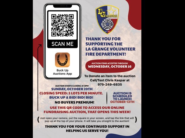Image for La Grange Volunteer Fire Department Online Auction
