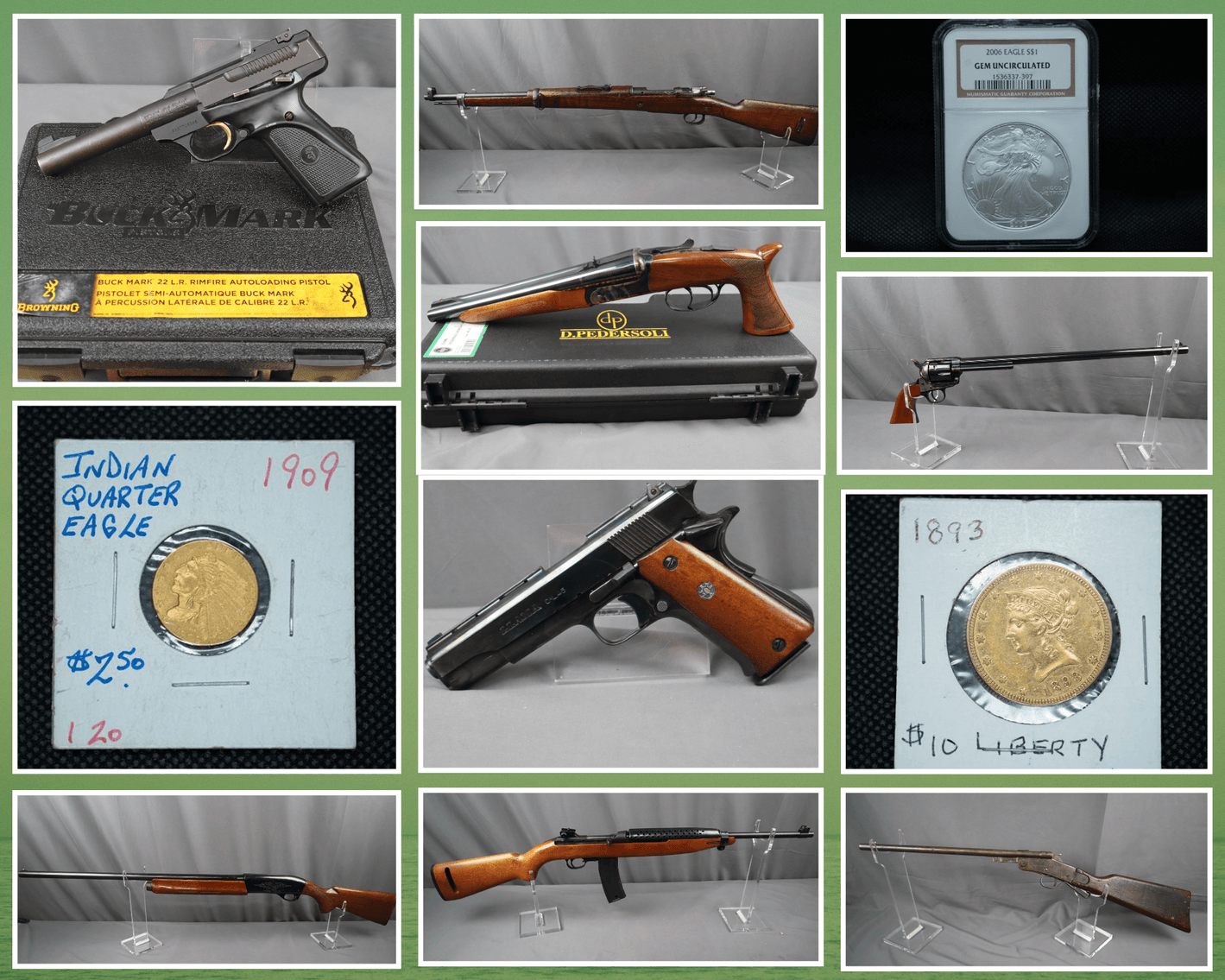 Image for Firearms, Ammunition, Gold, Coins, Currency, Artifacts and More!