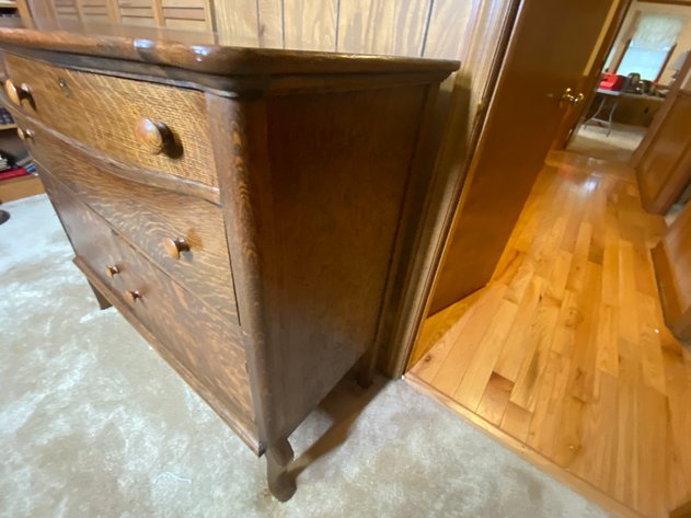 Image for Antique Oak Buffet-Dresser-Server