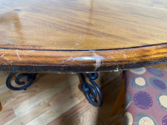 Image for (5) Round Dining Table with 4 Chairs