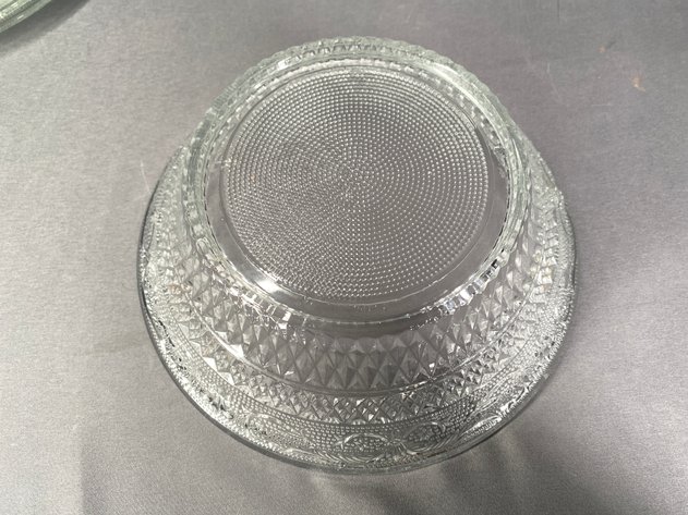 Image for (13) Pressed Glass 