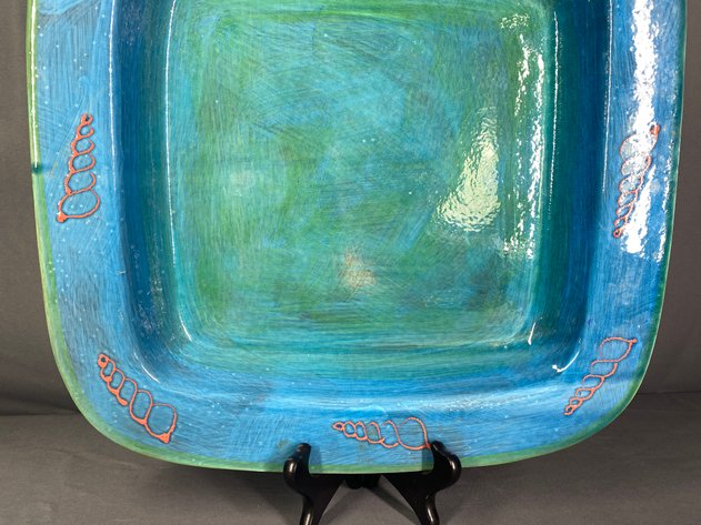 Image for Vintage Italian Ceramic Hand-Painted 15.5