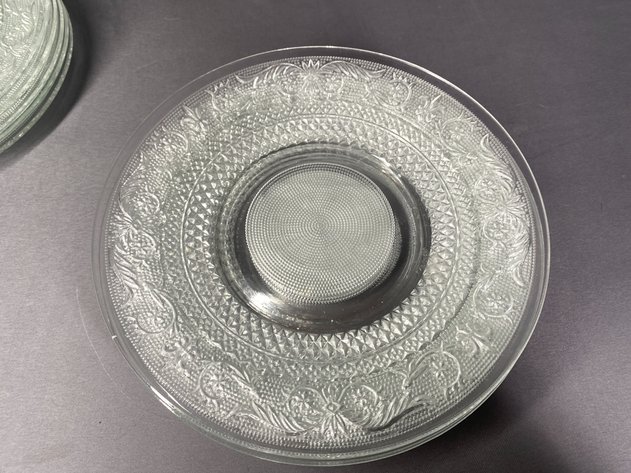 Image for (13) Pressed Glass 