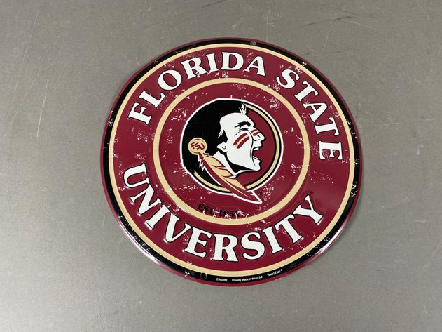 Image for (3) Florida State University Seminoles Metal & Plastic Signs