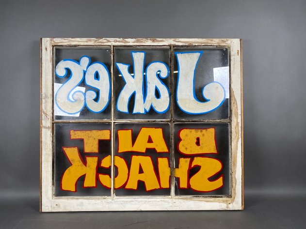 Image for (8) Wooden, Porcelain Over Steel & Tin Reproduction Metal Fishing-Themed Signs