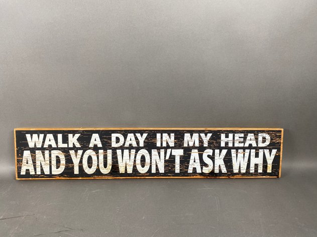 Image for (6) Wooden, Tin and Canvas Signs