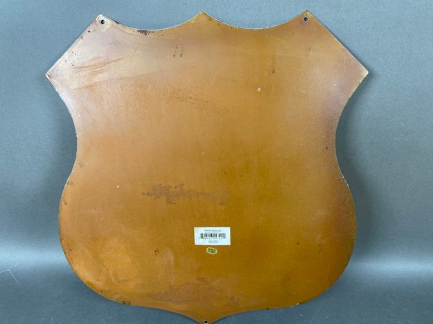 Image for (8) Tin Reproduction Metal Road and Caution Signs