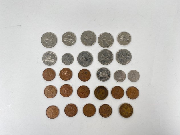 Image for (27) Canadian Coins