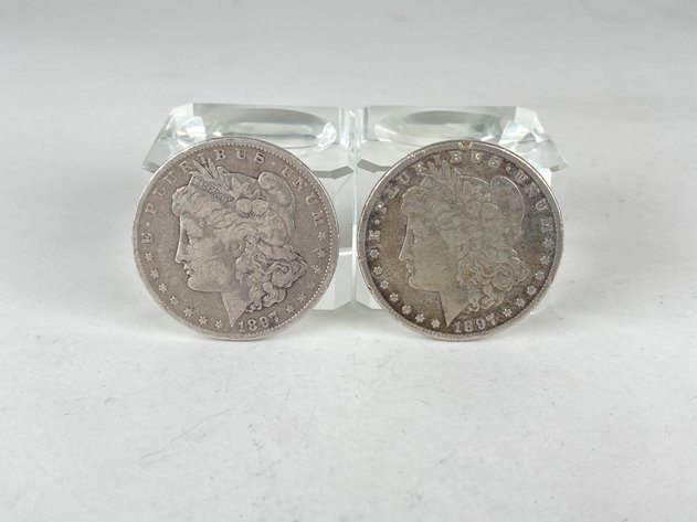 Image for (2) Morgan Dollars 1897 S and 1897 0