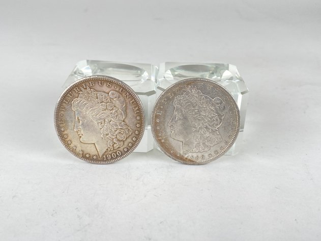 Image for (2) Morgan Dollars 1900 O and 1900 S
