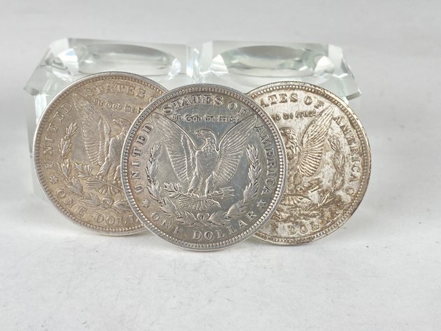 Image for (3) Morgan Dollars 1921, 1921 O and 1921 S