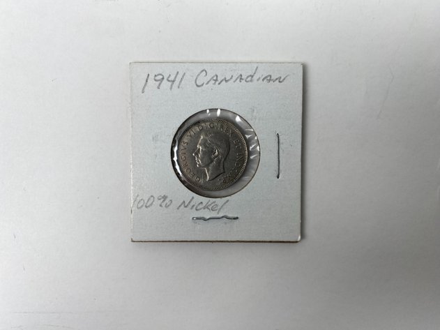 Image for (4) Vintage Canadian Coins, (2) .80 Silver Content