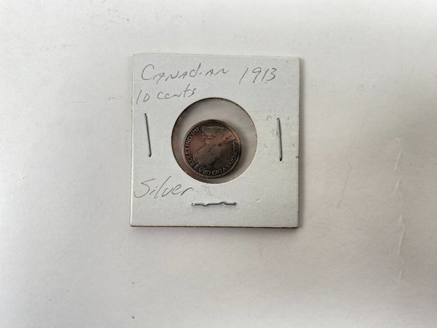 Image for (4) Vintage Canadian Coins, (2) .80 Silver Content