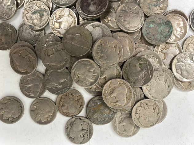 Image for (80) Buffalo Nickels and (1) Jefferson Nickel