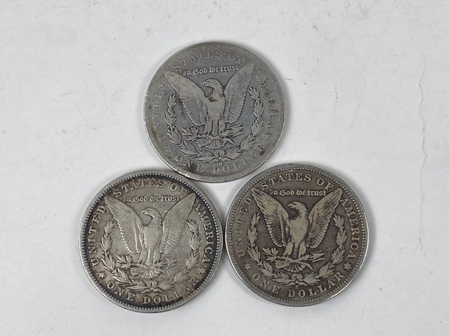Image for (3) Morgan Dollars 1879, 1879 O and 1879 S
