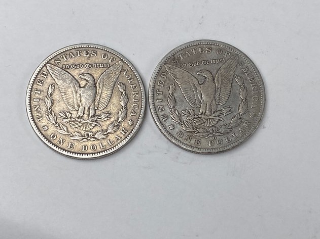 Image for (2) Morgan Dollars 1887 and 1887 0