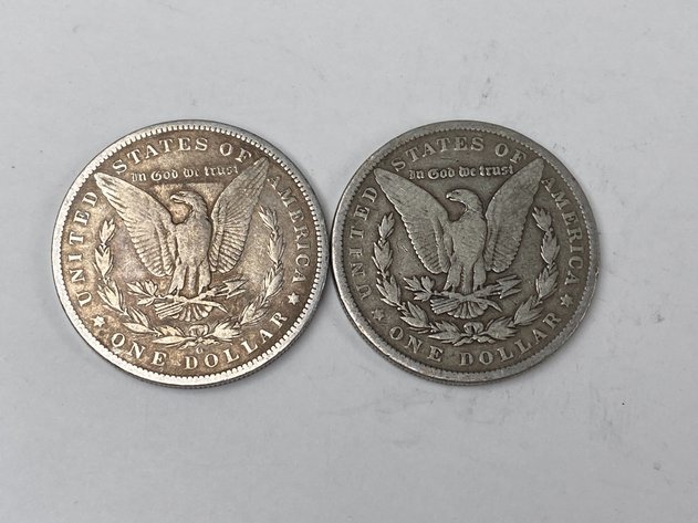 Image for (2) Morgan Dollars 1889 and 1889 0